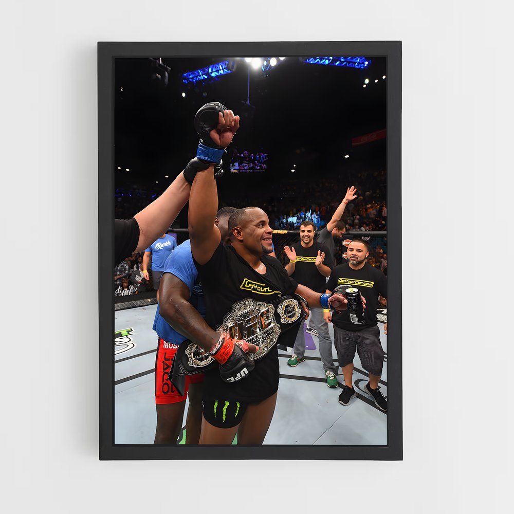 Poster Daniel de cormier – affiche MMA (vue 2)